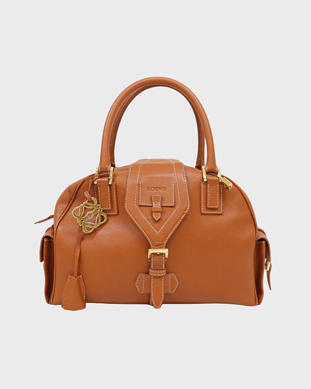 CD Leather Hand Bag